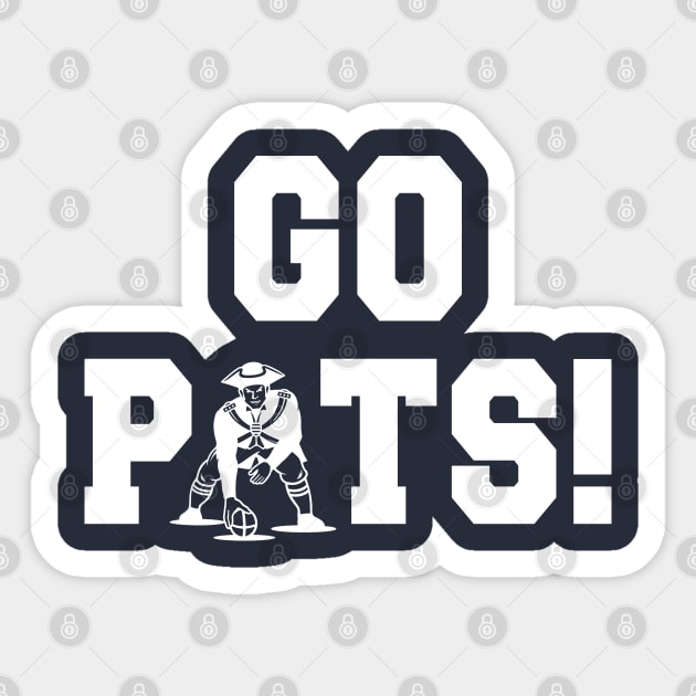 go pats ! for new england Sticker by rsclvisual